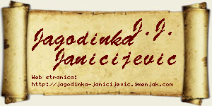 Jagodinka Janičijević vizit kartica